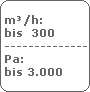 m/h:
 bis  300
 -------------------------
 Pa:
 bis 3.000